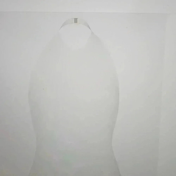 MILLY METAL NECK TRIM HALTER TOP - Picture 4 of 6